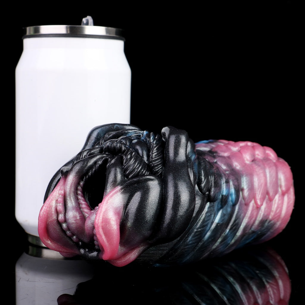 Fantasy Wolf Pussy Pocket Masturbator - Silicone Penis Blowjob Mini Sex Doll Xoxomoving