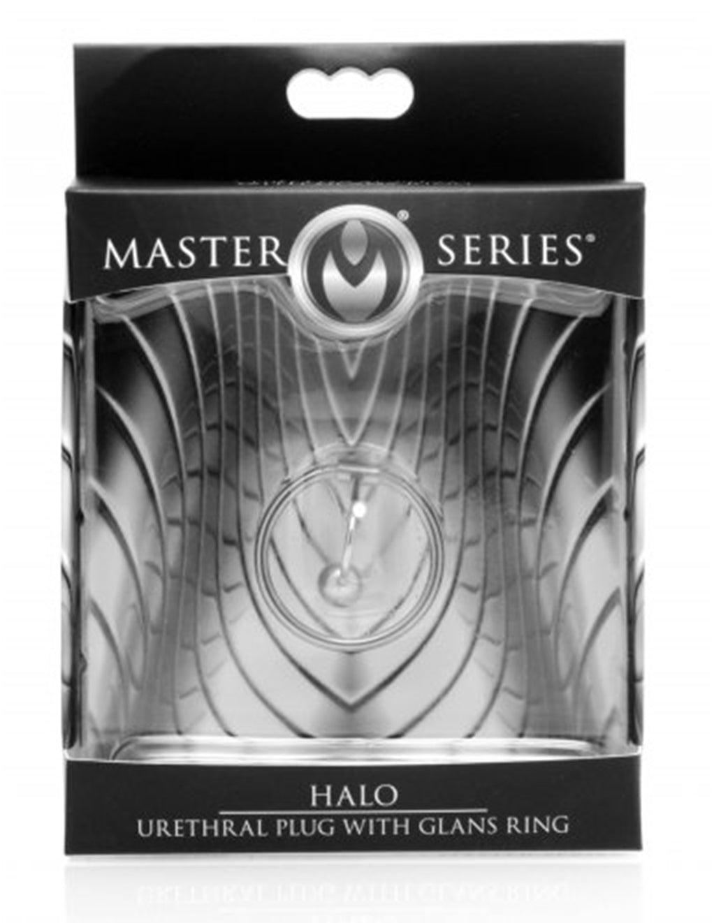 Master Series Halo Urethral Plug With Glans Ring - Xoxomoving