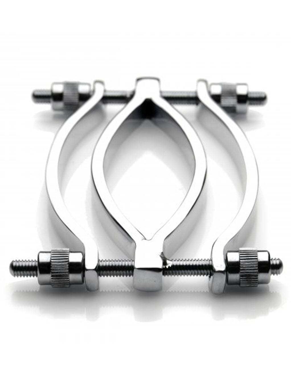 Master Series Stainless Steel Adjustable Pussy Clamp - Xoxomoving