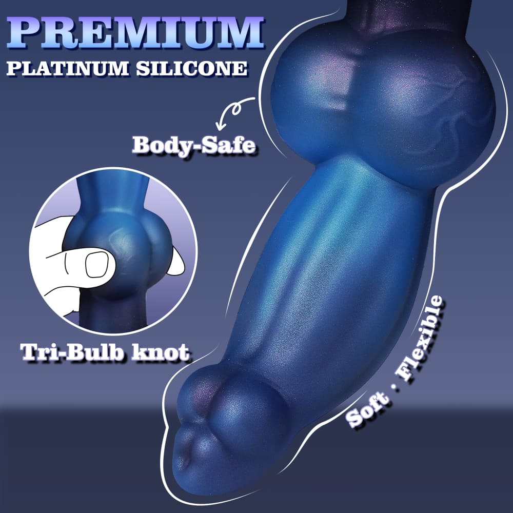 Adolf - 9.6 Inch Knot Dildo - Fantasy Silicone Anal Dildo