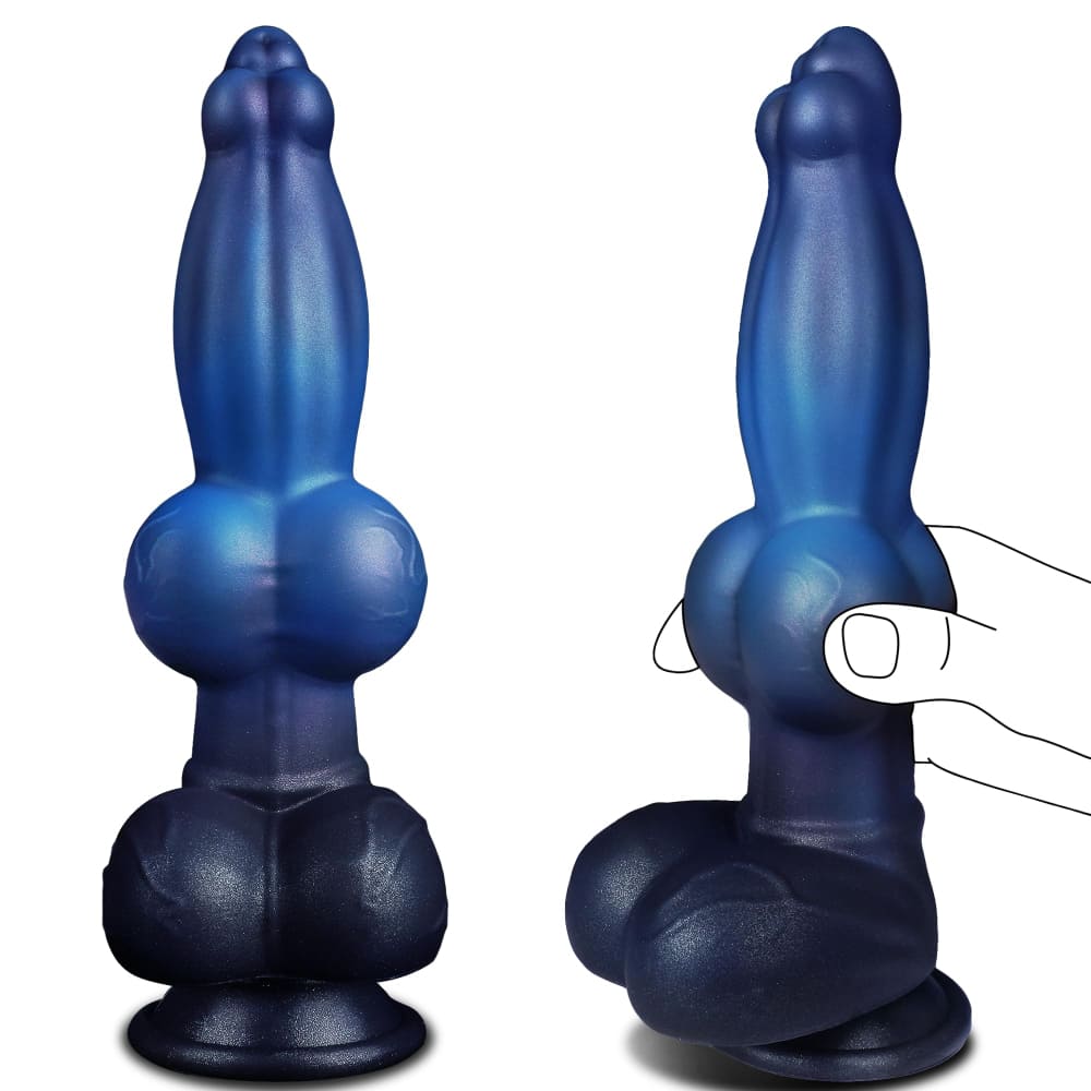 Adolf - 9.6 Inch Knot Dildo - Fantasy Silicone Anal Dildo