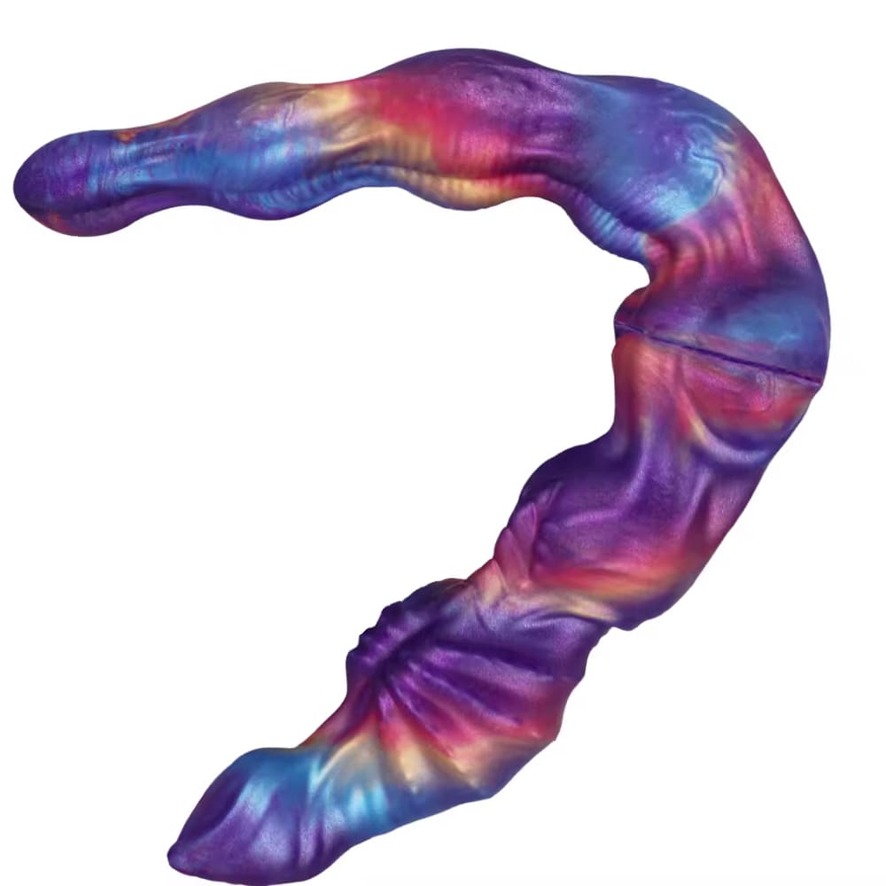 Dual Heads Knotted Dildo - Silicone Sex Toy Xoxomoving