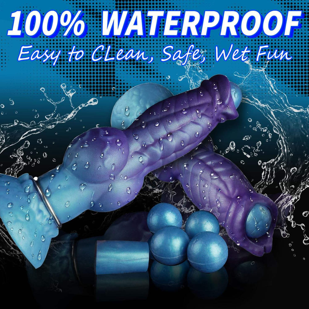 9.6 Inch Silicone Fantasy Ovipositor Dildo