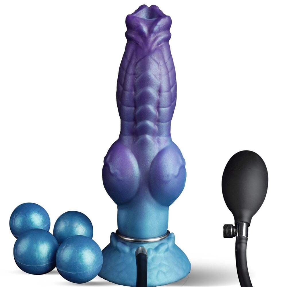 9.6 Inch Silicone Fantasy Ovipositor Dildo