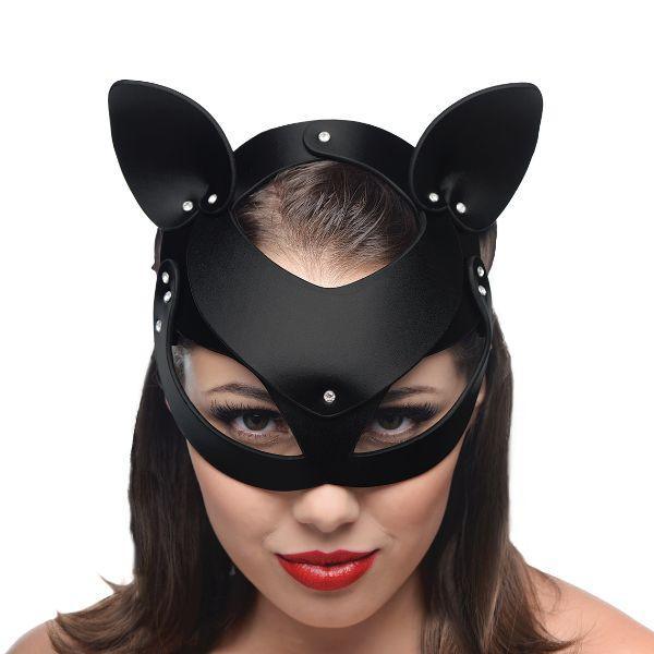 Bad Kitten Leather Cat Mask - Xoxomoving