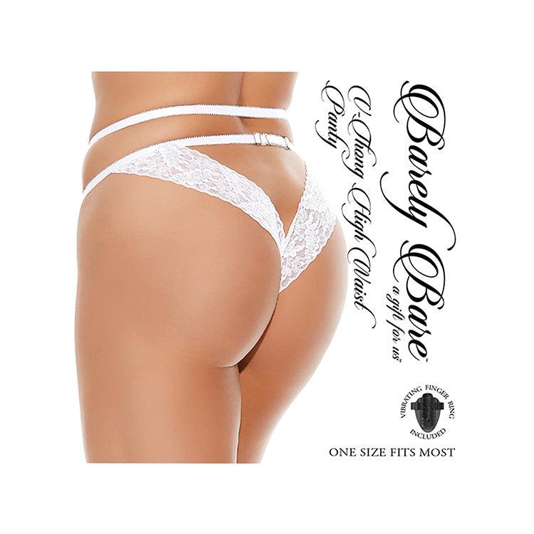 Barely Bare V-Thong High Waist Panties Xoxomoving