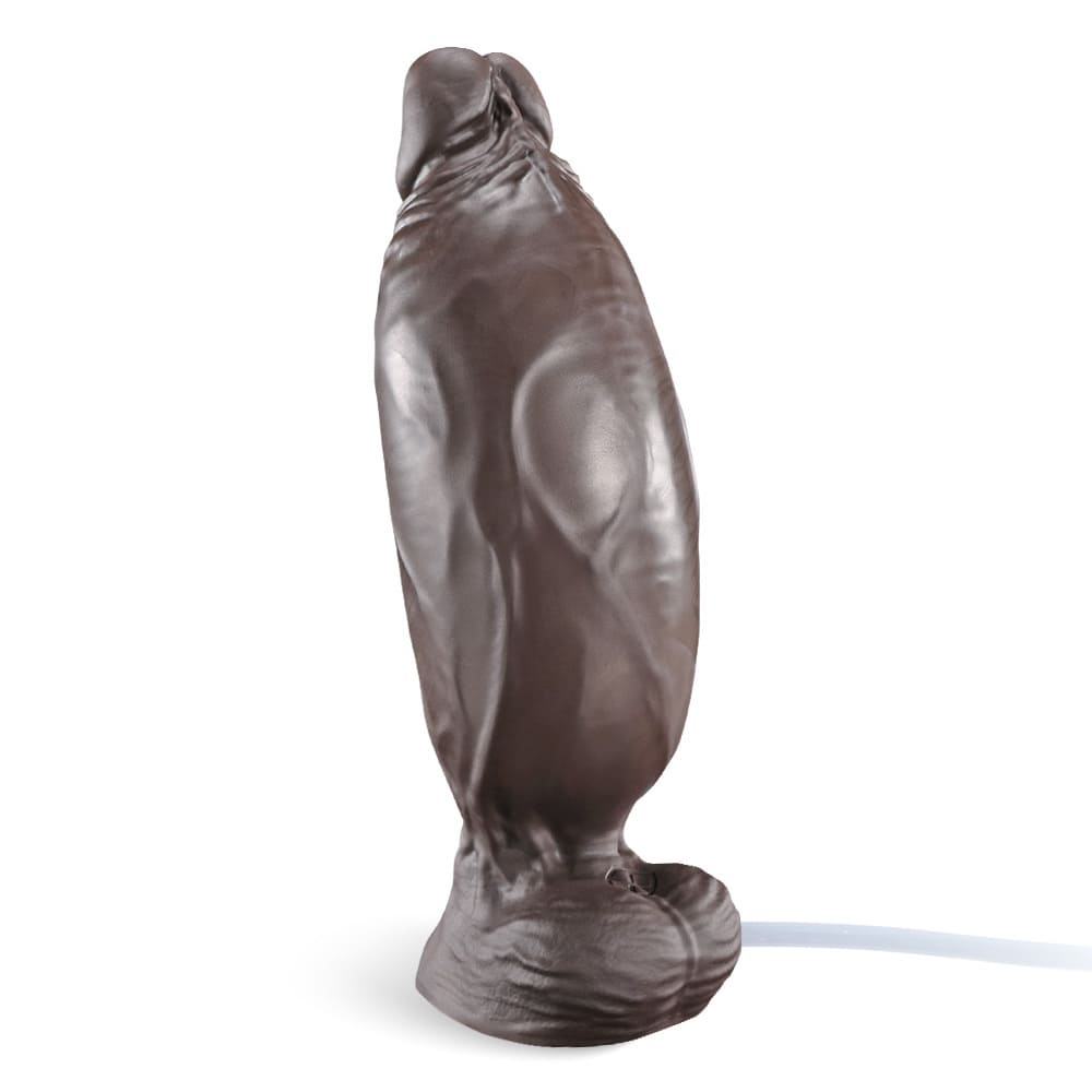 nflatable Realistic Dildo – 7.1-Inch Platinum Silicone Toy