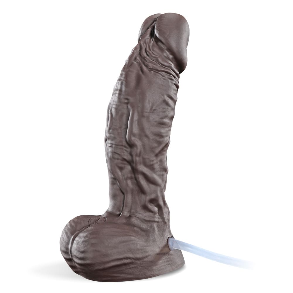 nflatable Realistic Dildo – 7.1-Inch Platinum Silicone Toy