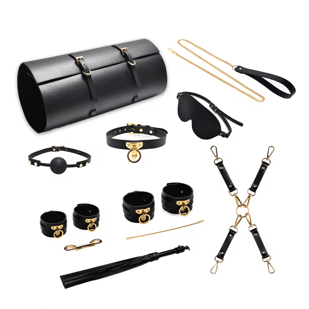 Kit de bondage de luxe noir