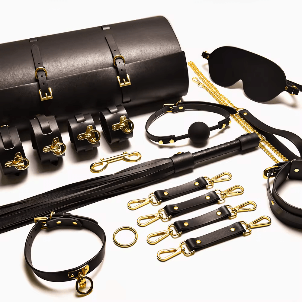 Kit de bondage de luxe noir