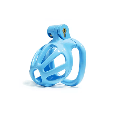 Cage de chasteté Blue Python - Nub