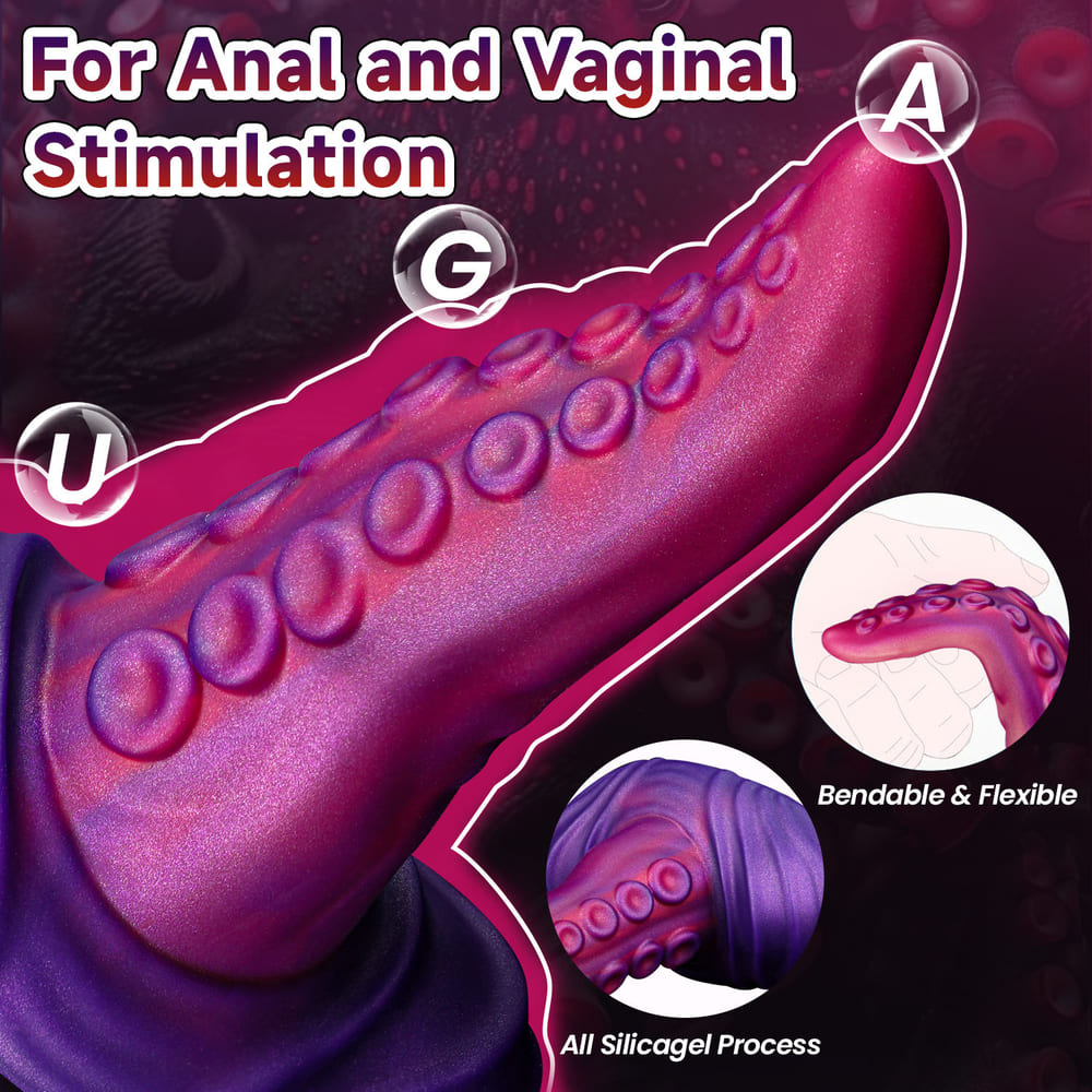 Bruce - Vibrating Octopus Tentacle Butt Plug