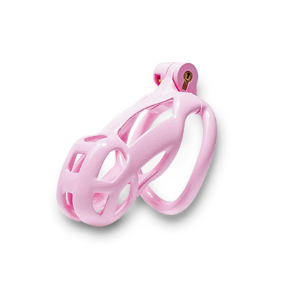 Cage de chasteté Cobra rose - Standard