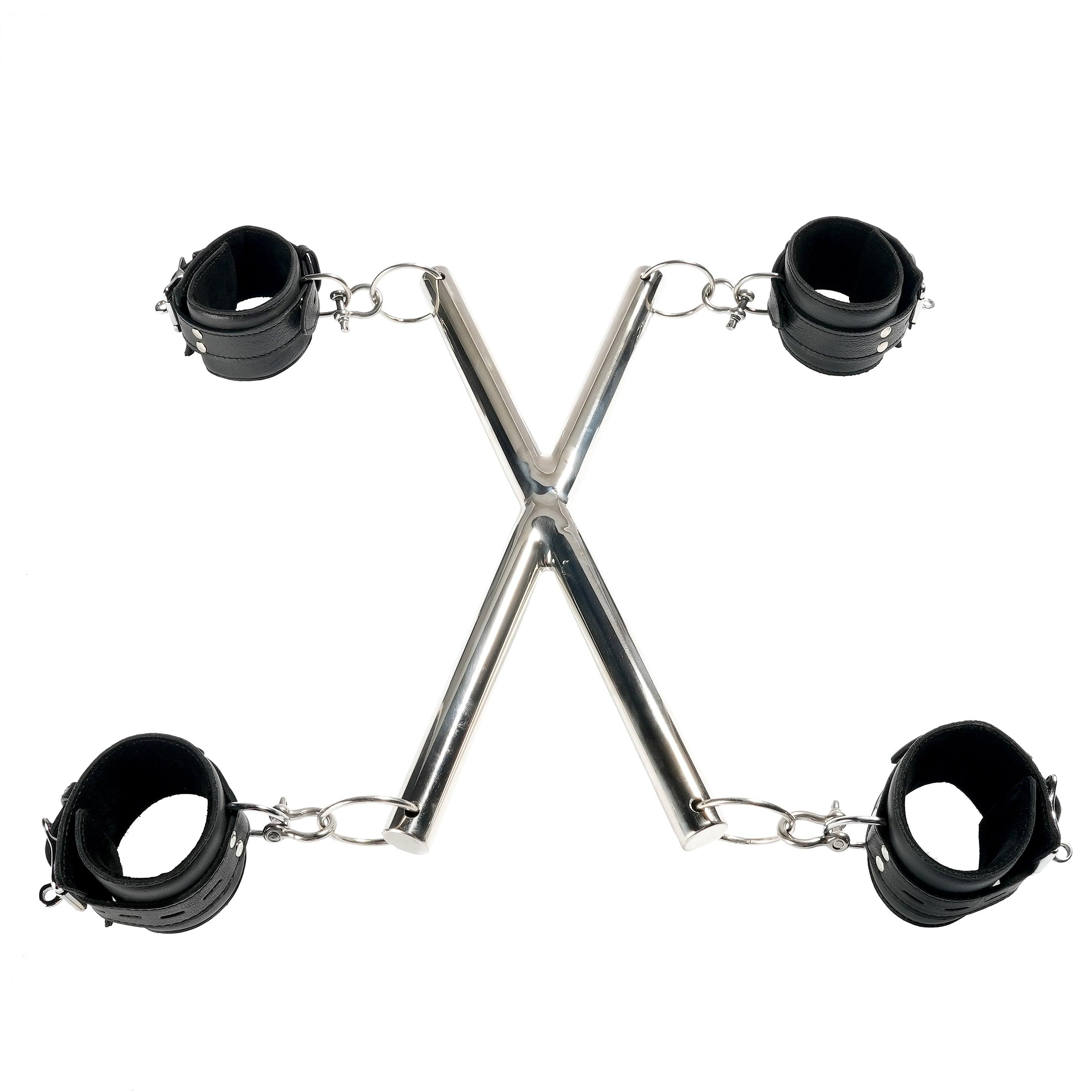 X Shape Spreader Bar and Cuff Set By Kink - Xoxomoving