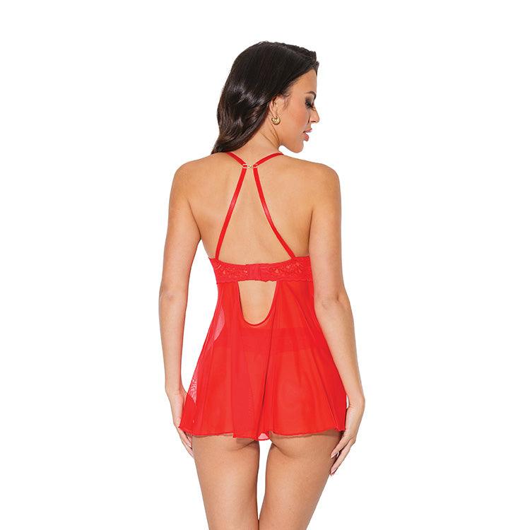 Holiday Babydoll & Thong Set