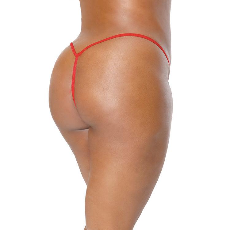 Holiday Red Bow G-String Xoxomoving