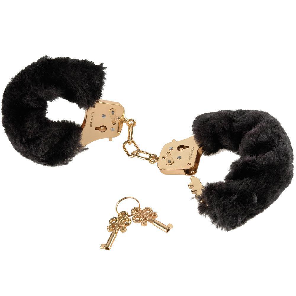 Fetish Fantasy Gold Deluxe Furry Cuffs - Xoxomoving