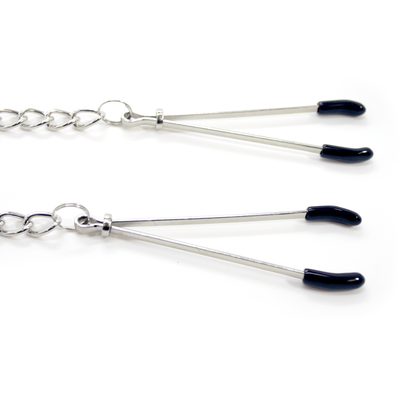 Tweezer Nipple Clamps with Metal Chain - Xoxomoving