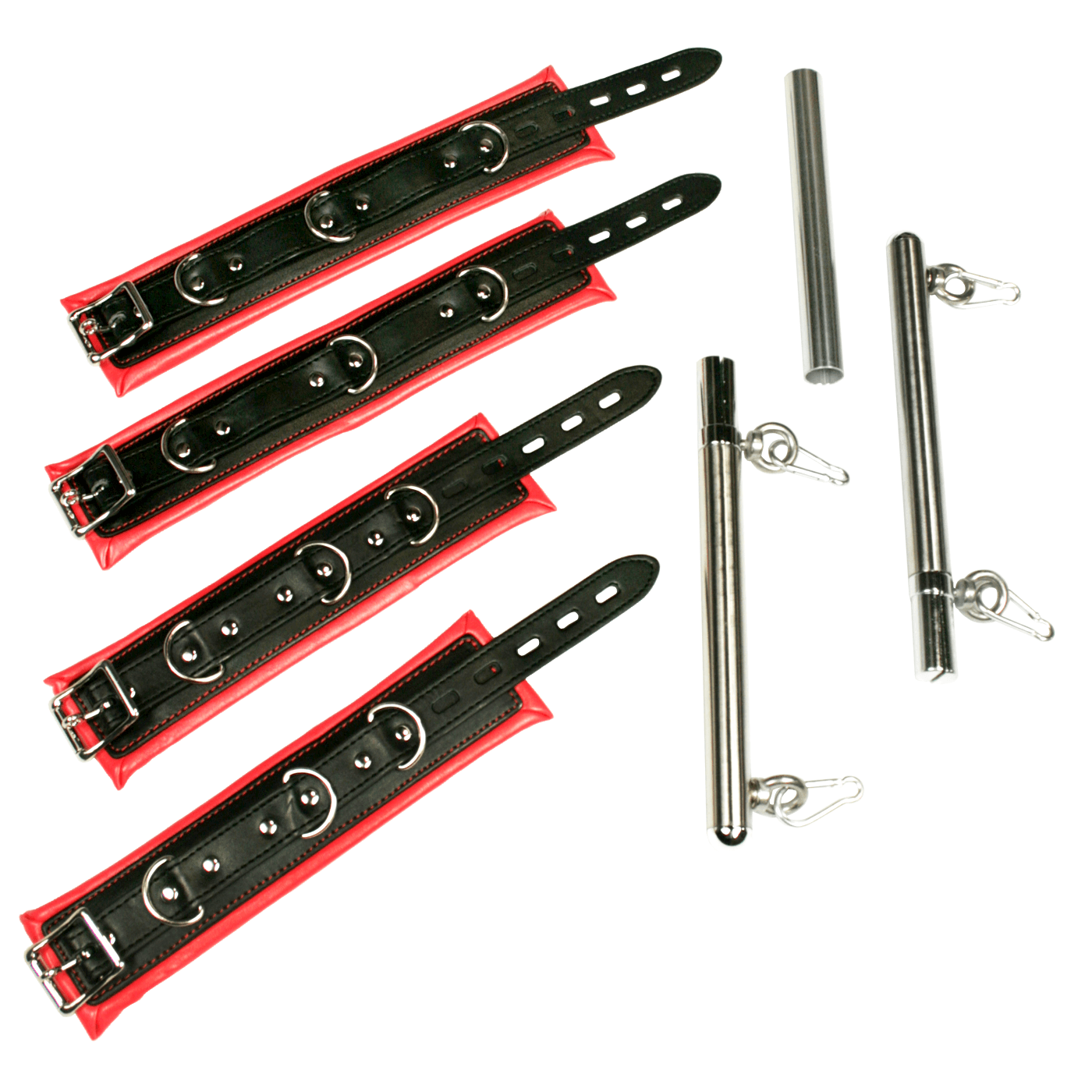 Expandable Bondage Spreader Bar & Cuff Set - Xoxomoving