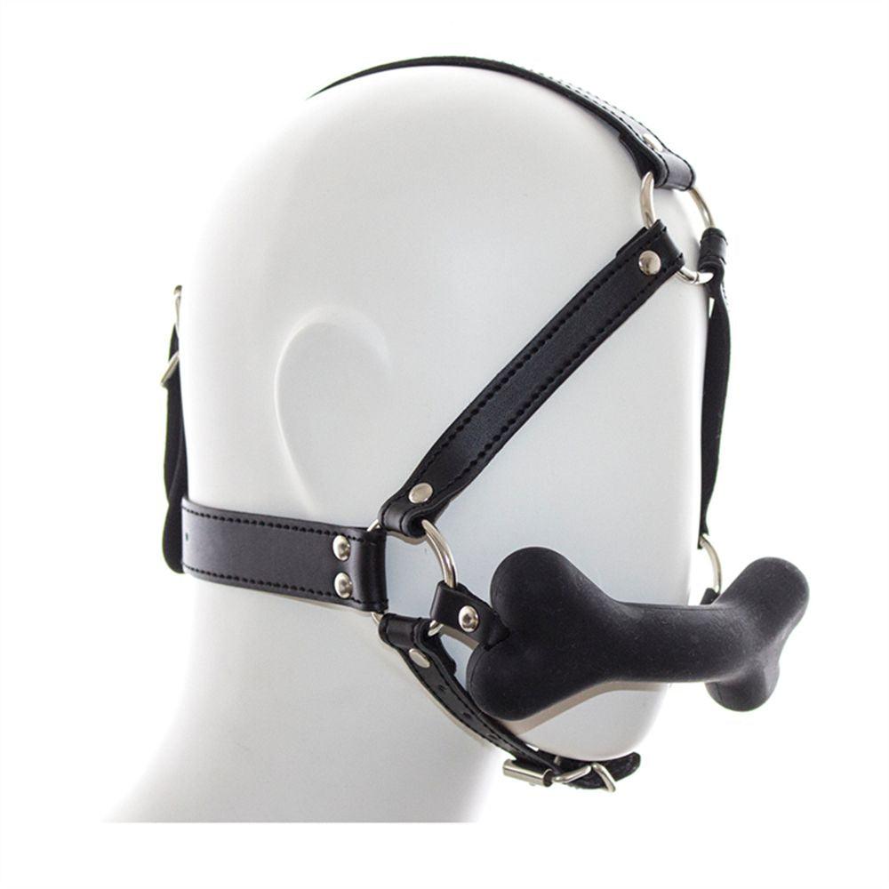 Bone Gag Head Harness - Available in 2 colors! - Xoxomoving