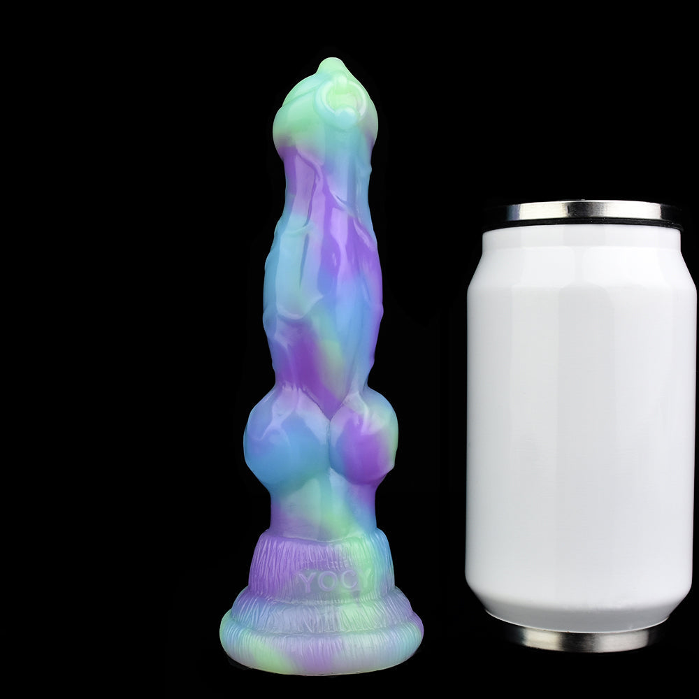 7 Inch Knot Glow In The Dark Dog Dildo Xoxomoving