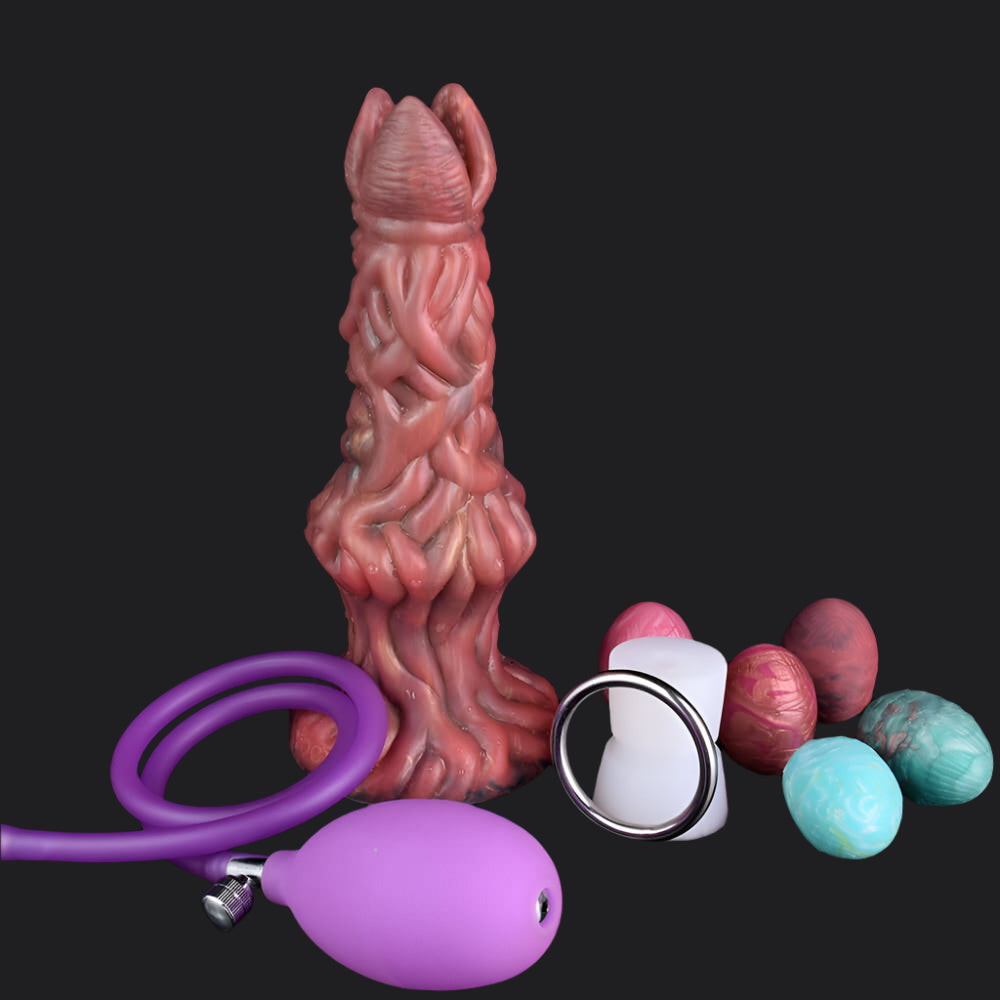 Pandora Ovipositor Alien Dildo with Pump Premium Silicone Toy Xoxomoving