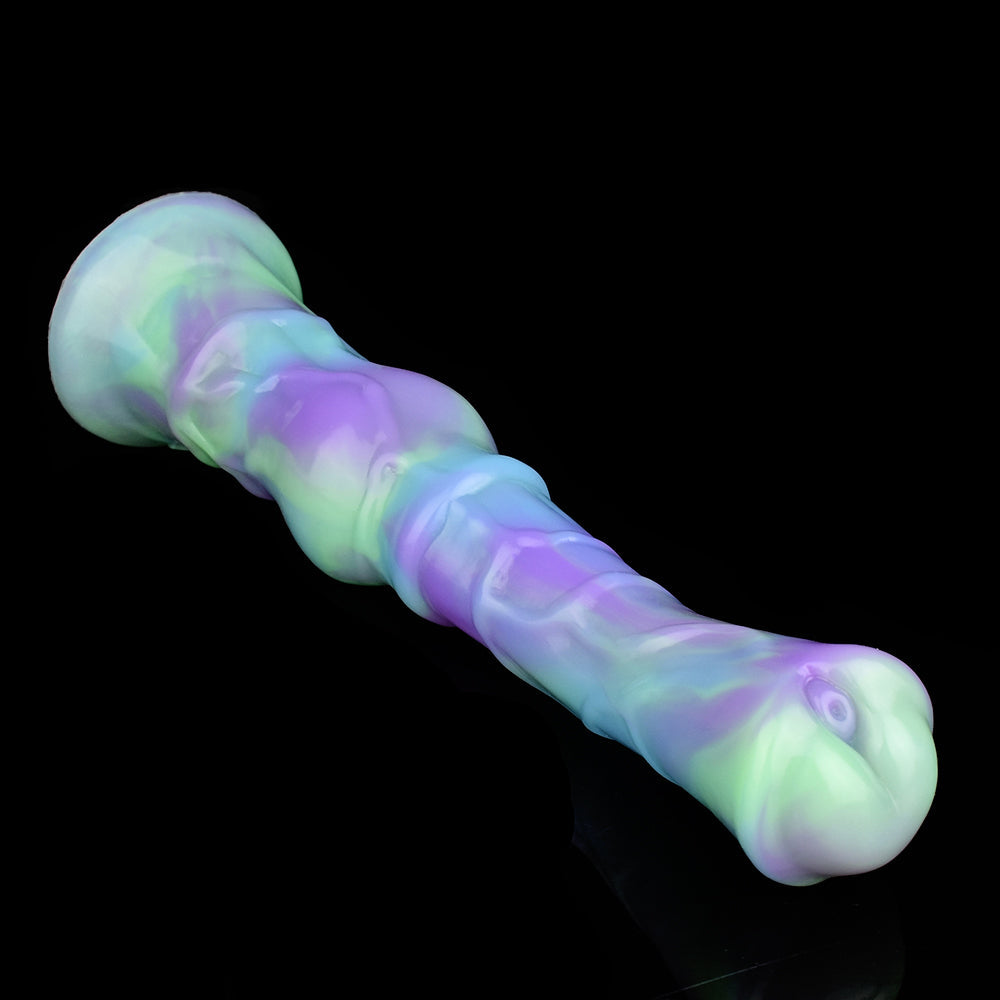 9 Inch Knot Glow In The Dark Horse Dildo Xoxomoving