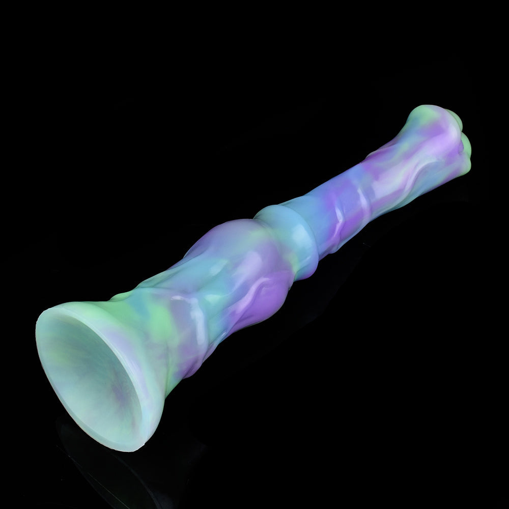 9 Inch Knot Glow In The Dark Horse Dildo Xoxomoving