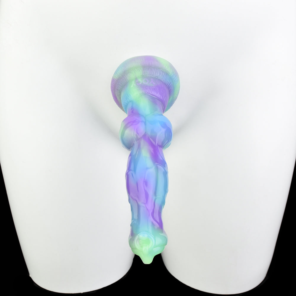 7 Inch Knot Glow In The Dark Dog Dildo Xoxomoving