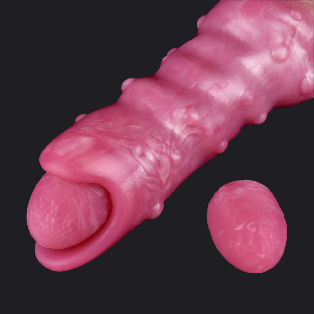 Zhulong Ovipositor Dildo – Spiral Fantasy Silicone Toy Xoxomoving