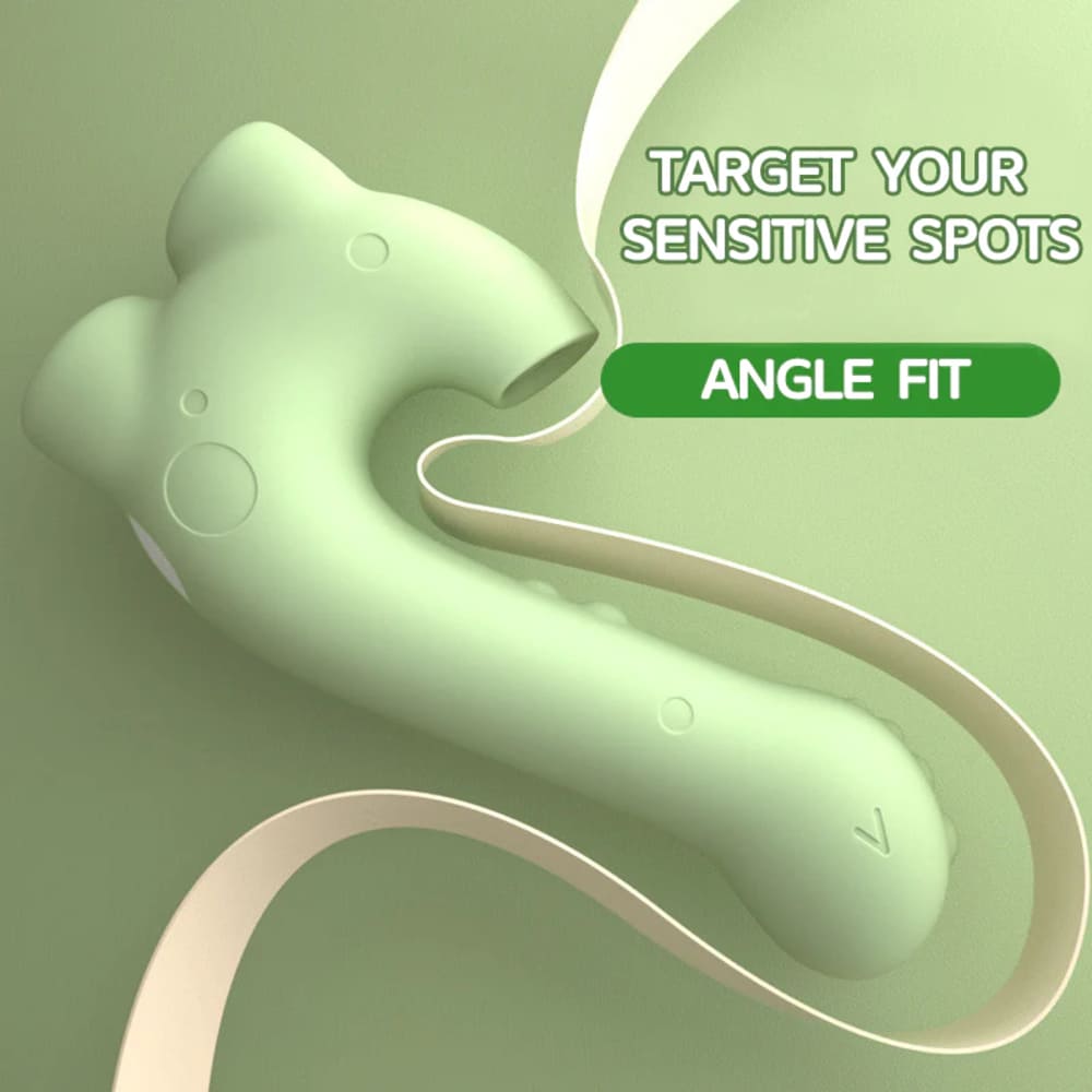 DinoPop - Little Dinosaur Heating Vibrator - Sucking G-Spot Massager