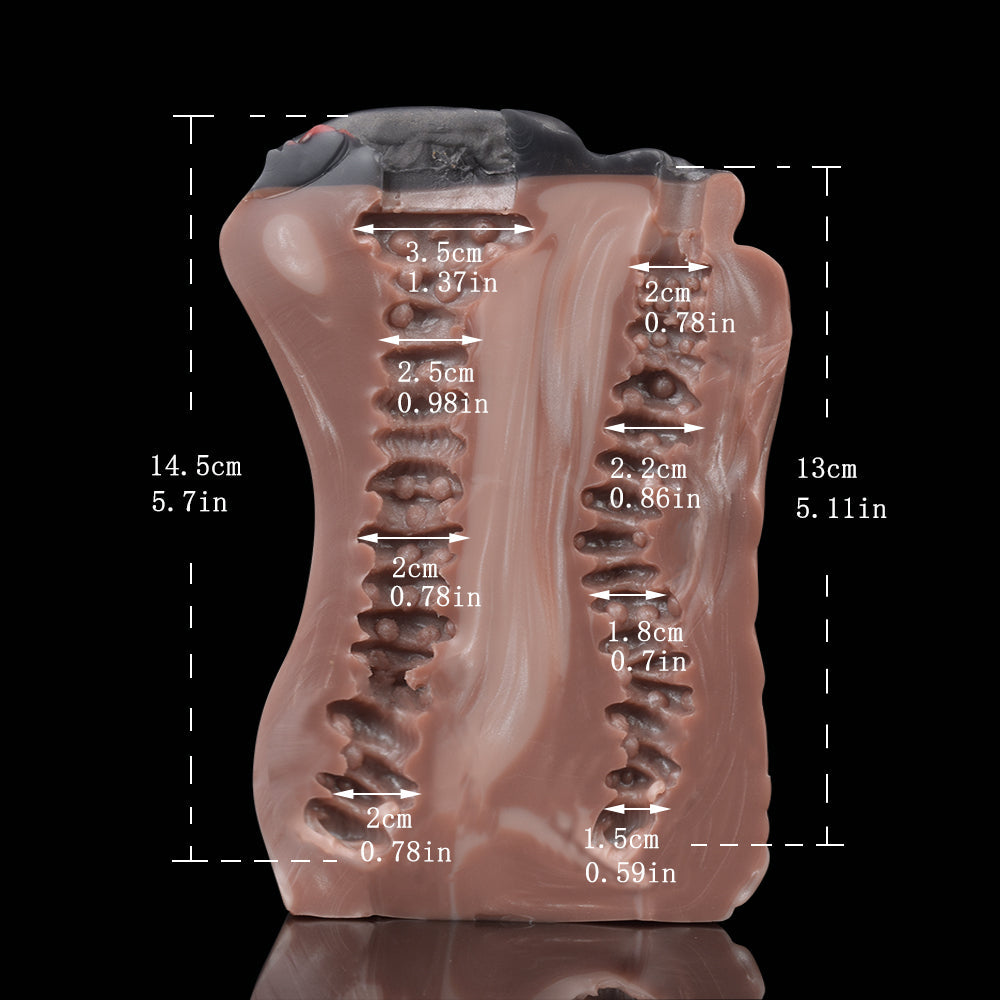 Ebony Horse Pussy Realistic Animal Sex - Silicone Pocket Masturbator Male Blowjob Stroker Xoxomoving