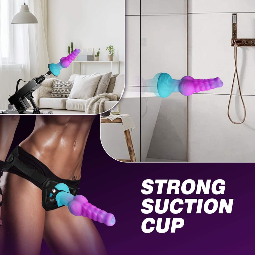 Drew - 7.5 Inch Silicone Fantasy Knot Dildo