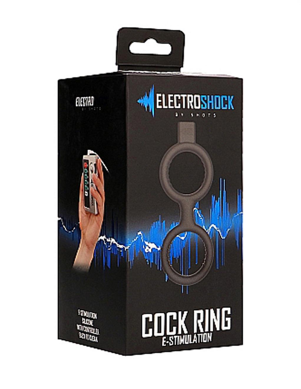 Electroshock Electro-Stimulation Cock Ring with Ballstrap - Xoxomoving