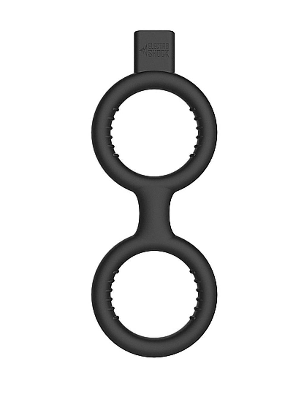 Electroshock Electro-Stimulation Cock Ring with Ballstrap - Xoxomoving