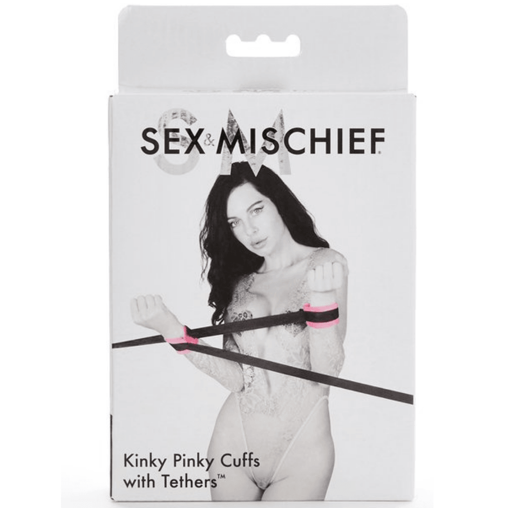 Sex & Mischief Kinky Pinky Cuffs with Tethers - Xoxomoving