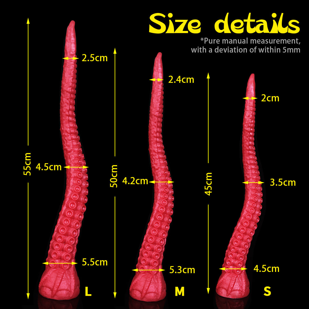 Fantasy Dildo - Long Tentacle Dildo - Silicone Suction Cup Dildo Xoxomoving