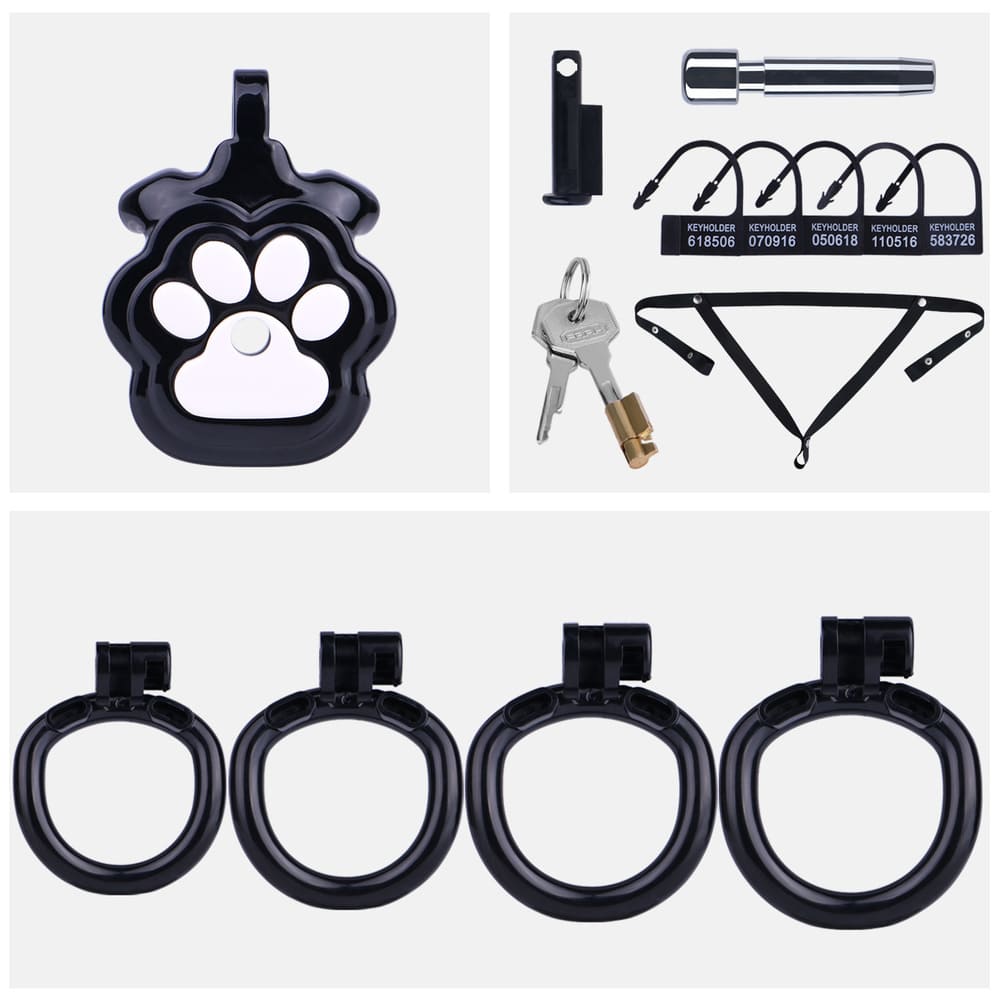 Felis - Cat Paw Resin Male Chastity Cage