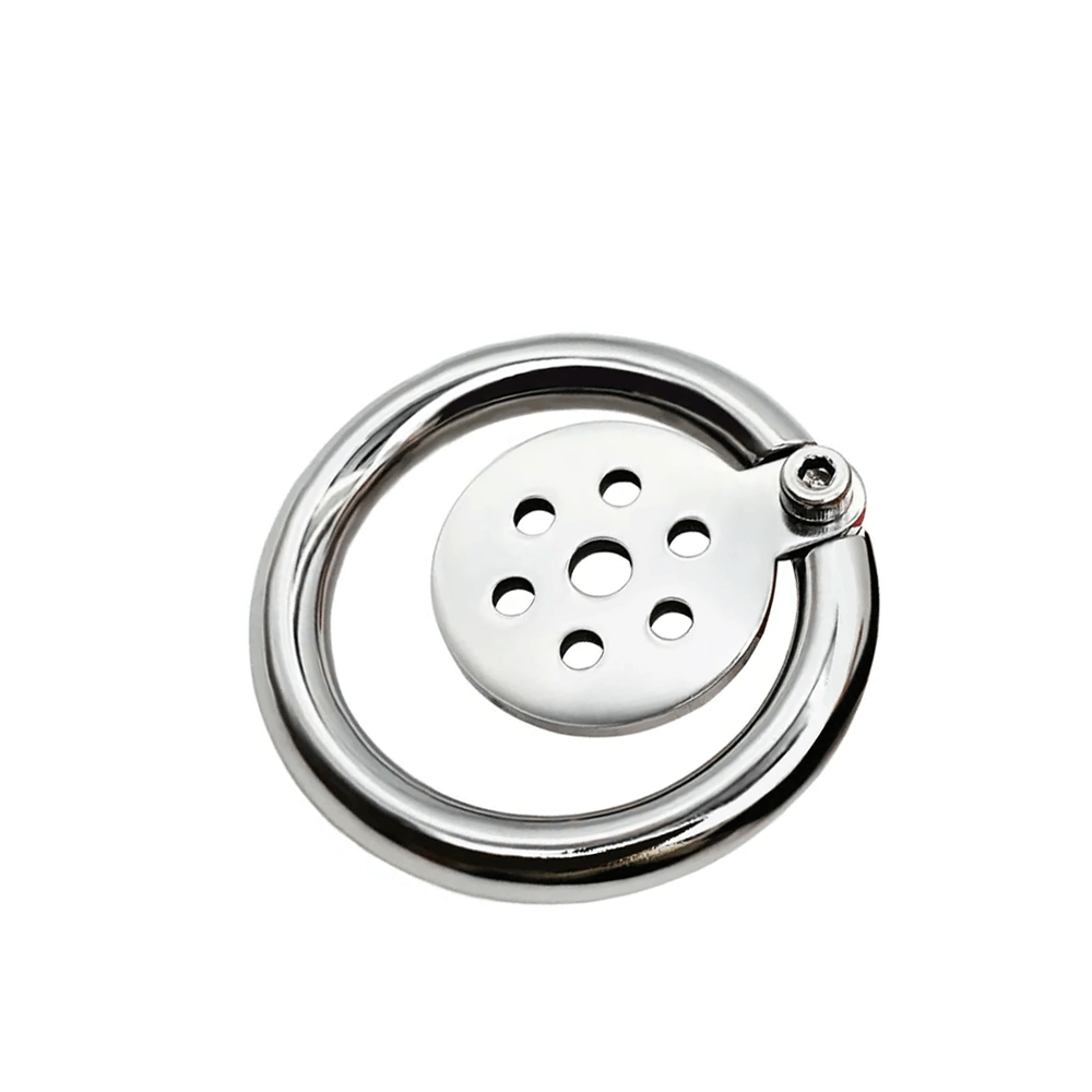 Flat Button Chastity Cage