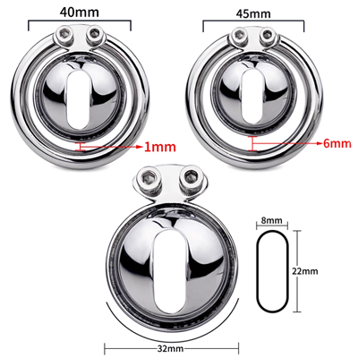 Flat Nub Chastity Cage