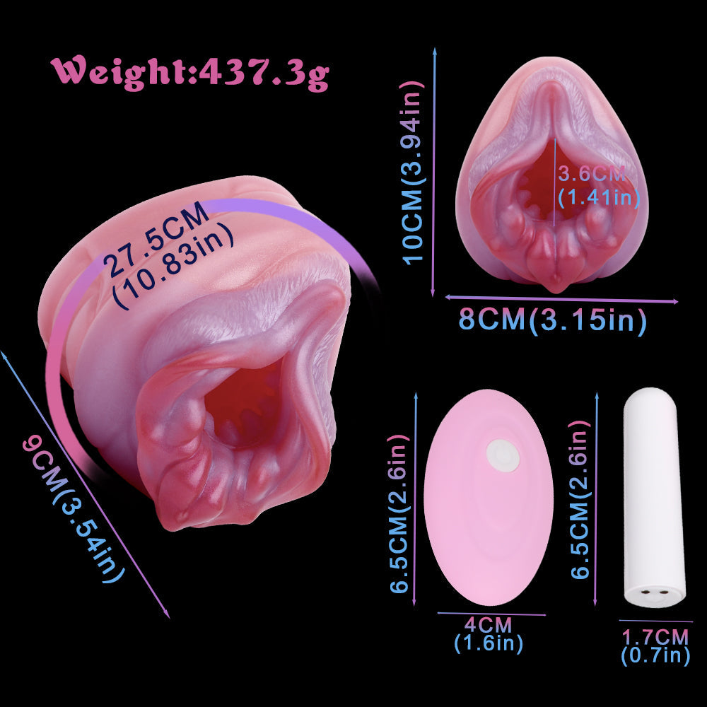 Animal Pussy Masturbator Cup - Antelope Vaginal Vibrating Bullet Blowjoy Male Sex Toy Xoxomoving