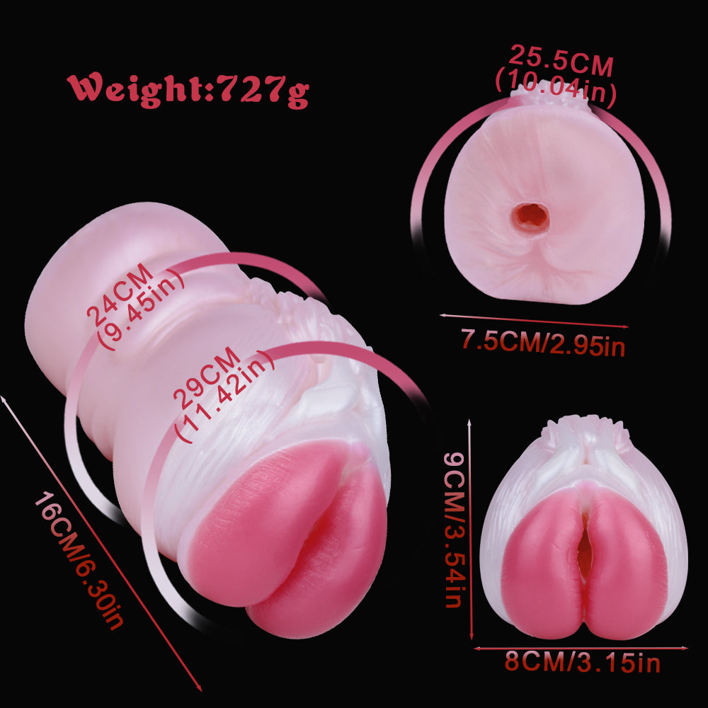 Realistic Animal Pocket Pussy Masturbation Cup - Kangaroo Vaginas Penis Blowjob Sex Toys for Men Xoxomoving