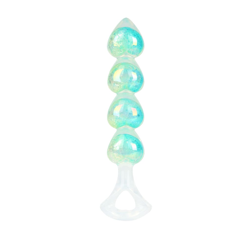 Gemheart - Heart Shaped Crystal Anal Beads