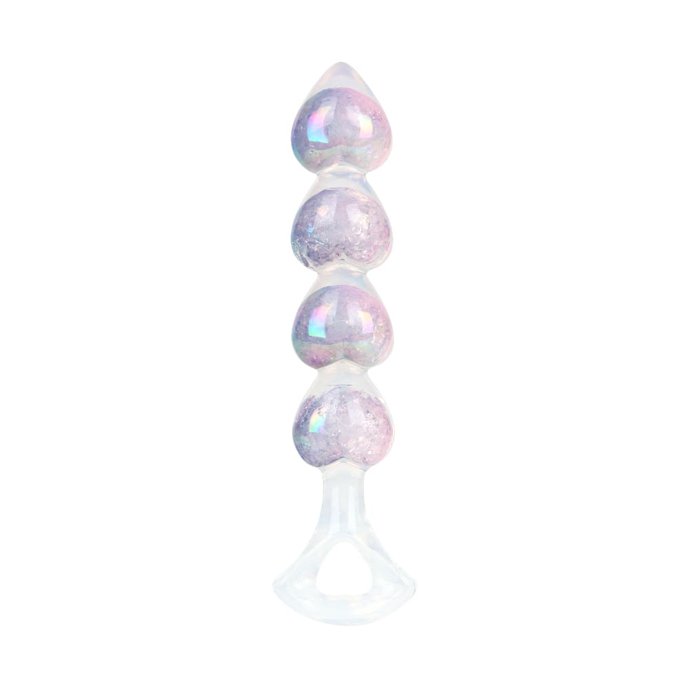Gemheart - Heart Shaped Crystal Anal Beads