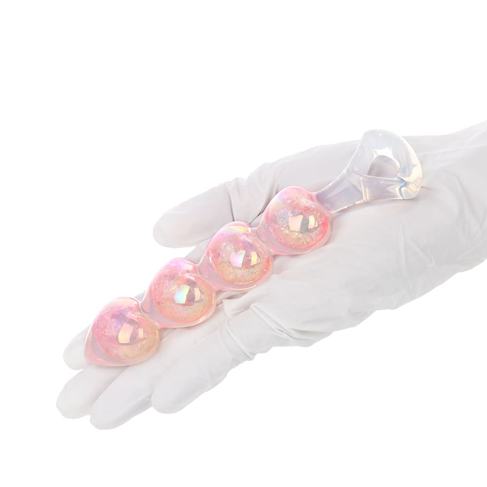 Gemheart - Heart Shaped Crystal Anal Beads