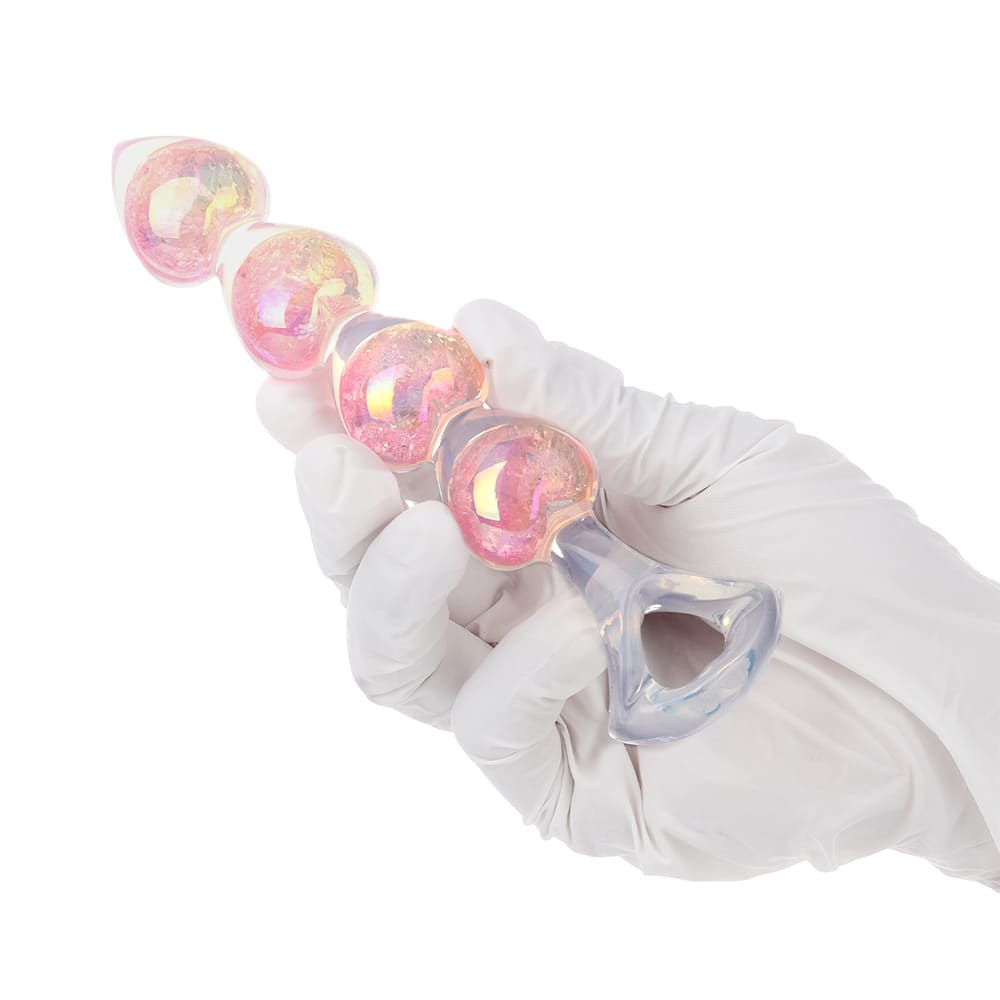 Gemheart - Heart Shaped Crystal Anal Beads