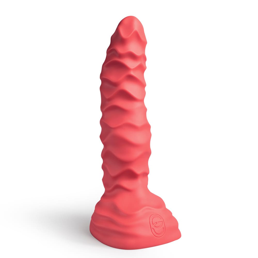 Xoxomoving Abbadon – Huge Textured Platinum Silicone Anal Dildo - 5 Sizes