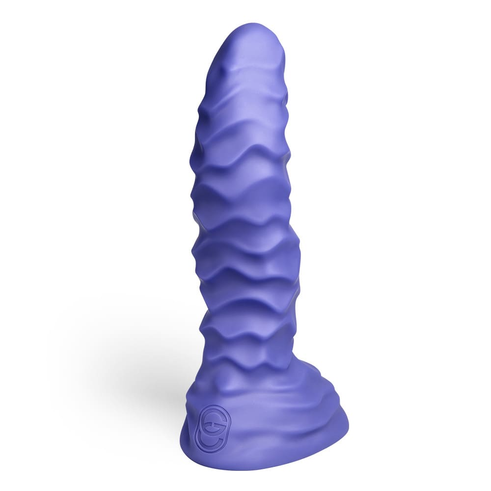 Xoxomoving Abbadon – Huge Textured Platinum Silicone Anal Dildo - 5 Sizes