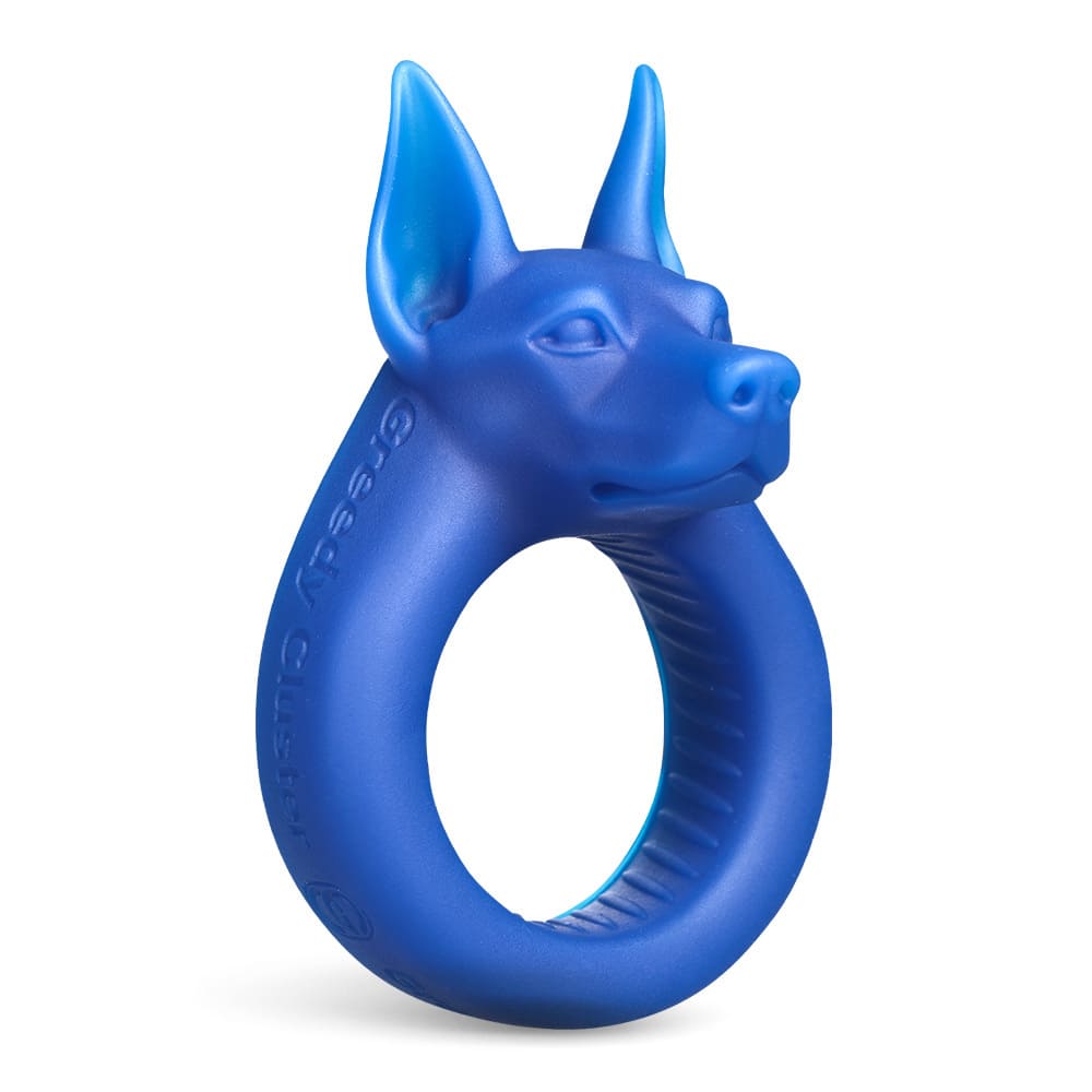 O-RING 03 Anubis Cock Ring – Platinum Silicone Fantasy Ring