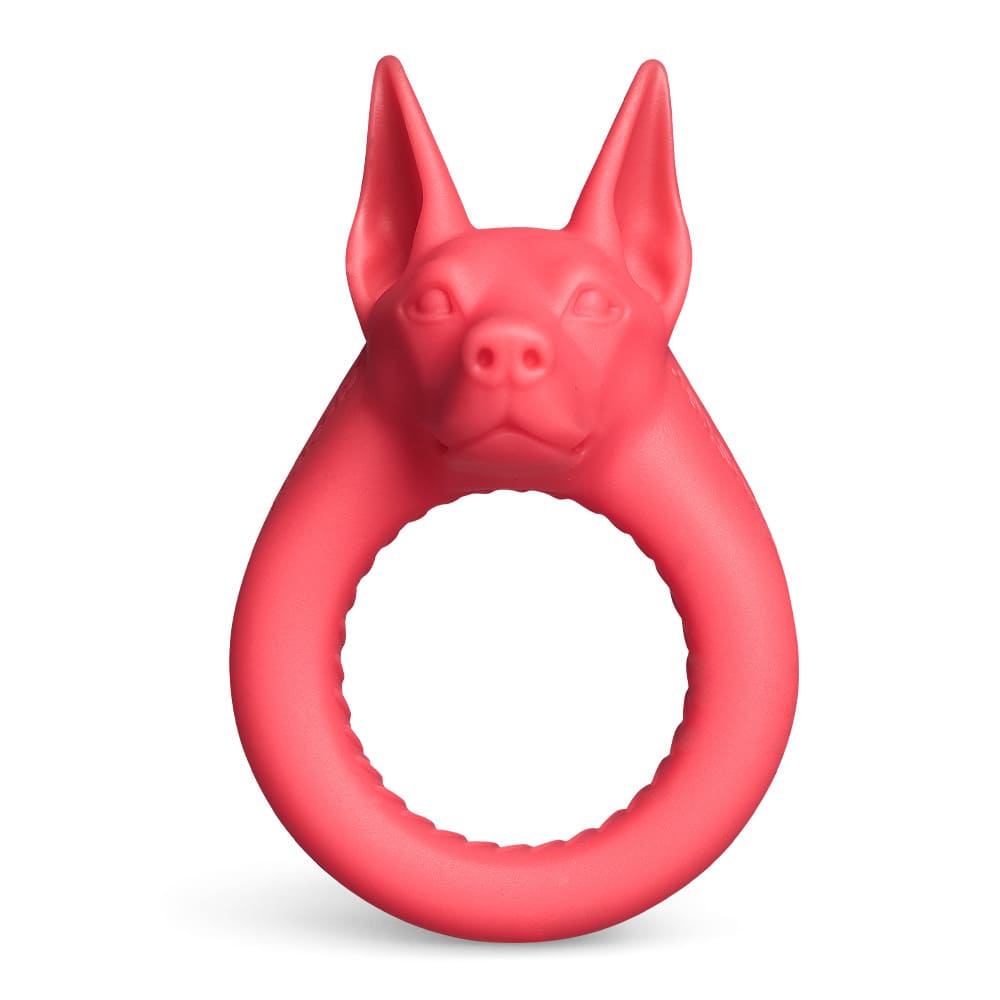 O-RING 03 Anubis Cock Ring – Platinum Silicone Fantasy Ring